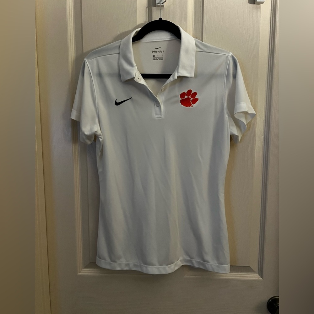 Nike Polo Shirt-Clemson University-Ladies Medium- New